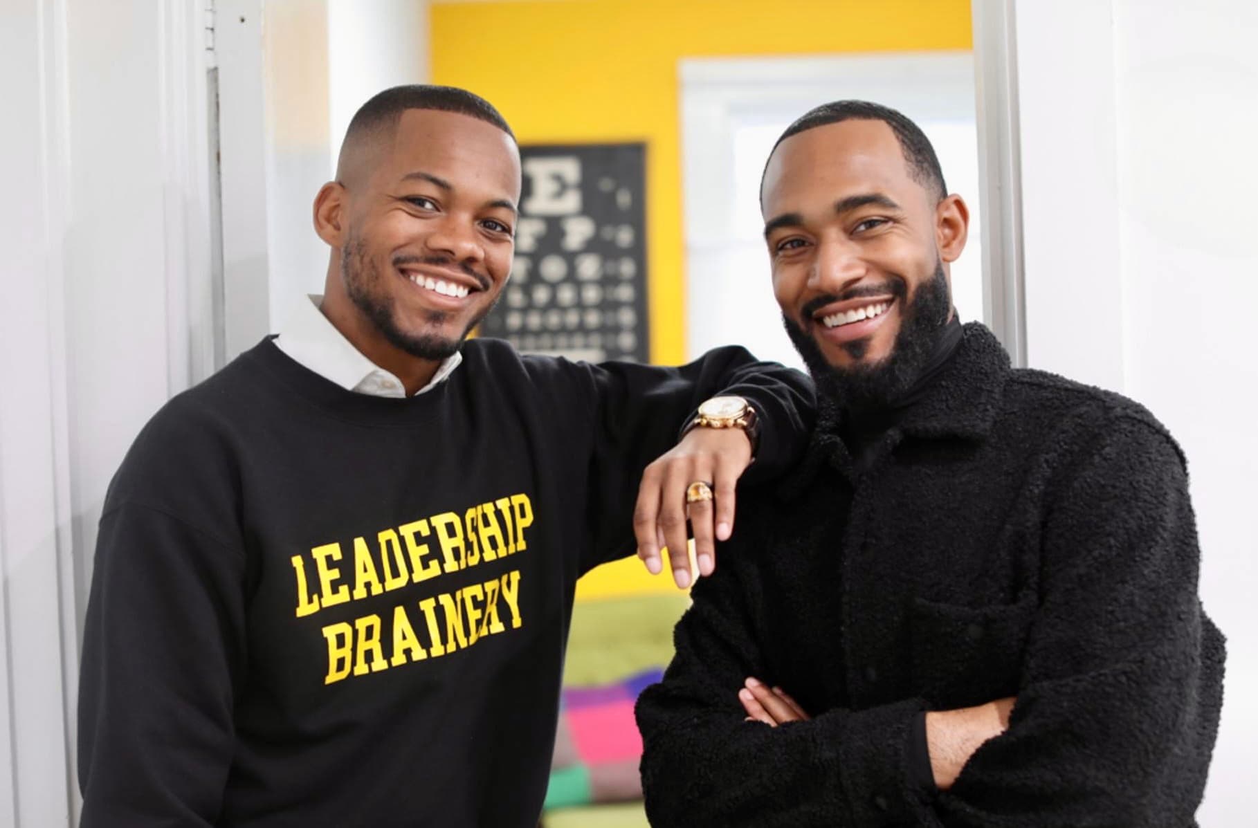 Derrick Young Jr. and Jonathan L. Allen, co-founders of Leadership Brainery